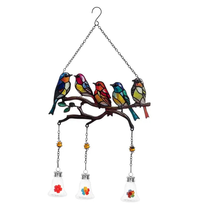 Birds on Branch Hummingbird Hanging Feeder Item #17357