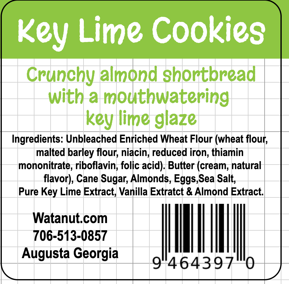 Key Lime Cookie Tube