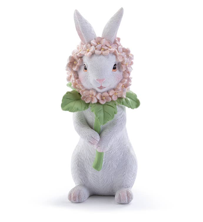 Bunny Figurine Floral Accent - Easter #34107