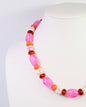 Sedalia Mixed Beaded Necklace Fuchsia: Default