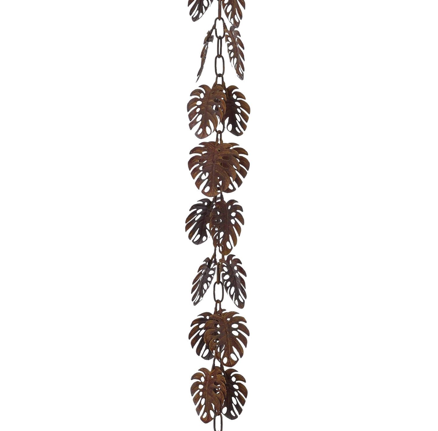 Rustic Metal Long Rain Chain: Bird