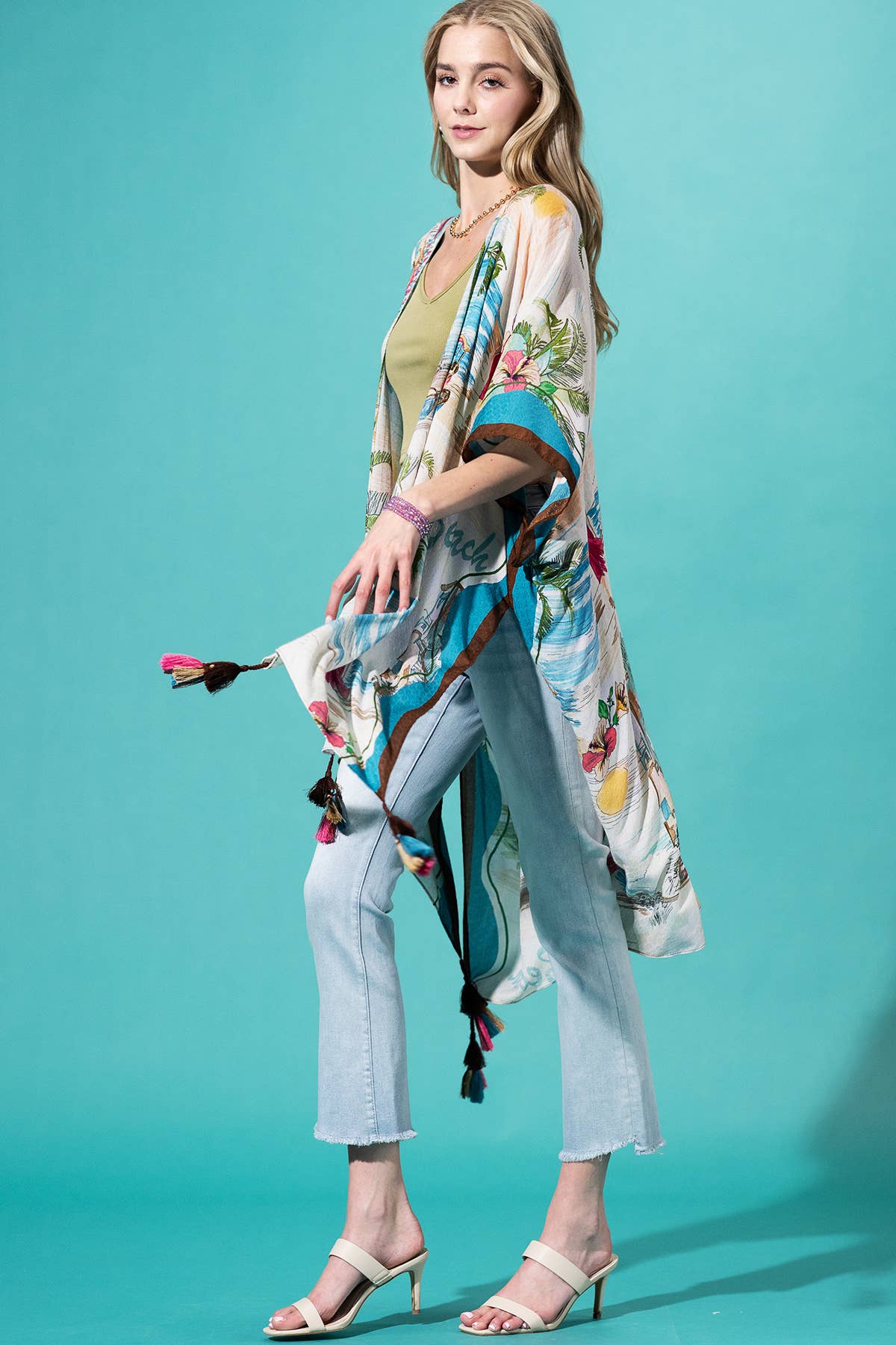 Costal Breeze Paradise  Kimono: 88-Costal Breeze