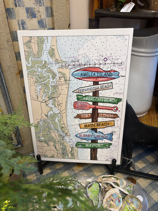 Amelia Island Plank Map