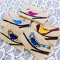 Bella Bird Pouch Silk Lined Large