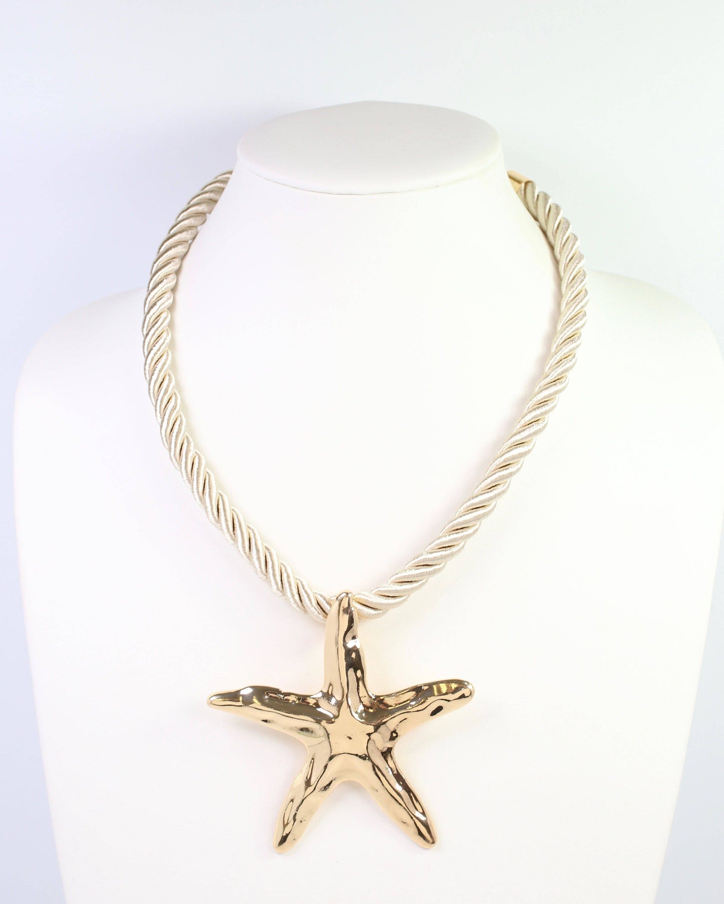 Grand Haven Starfish Cord Necklace Gold: Default