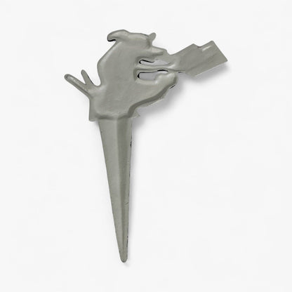 Dog No Pooping Garden Stake Cast Iron Yard Decor