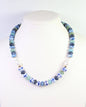Warrensburg Ceramic Beaded Necklace Blue Multi: Default
