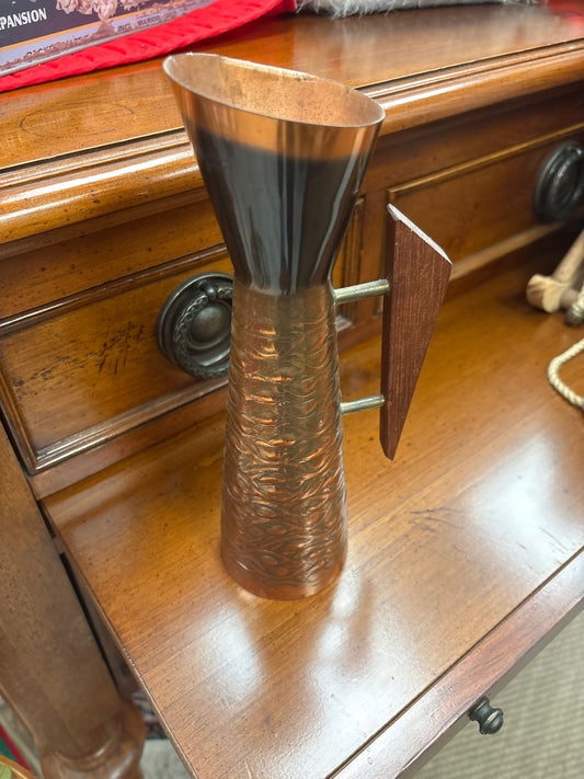 Copper Pitcher With Teakwood Handle