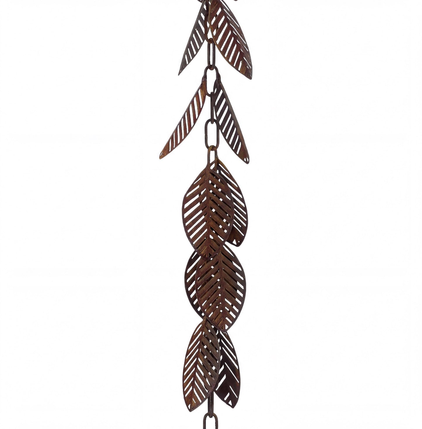 Rustic Metal Long Rain Chain: Bird