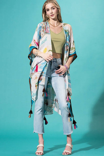 Costal Breeze Paradise  Kimono: 88-Costal Breeze