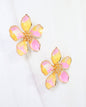 Monett Flower Post Earring Pink: Default