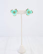 Eveleth Flower Post Earring Aqua: Default